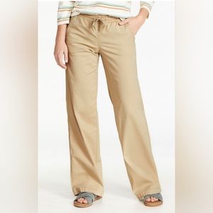 L.L. Bean Lakewashed Pull-on Chinos, Wide-Leg